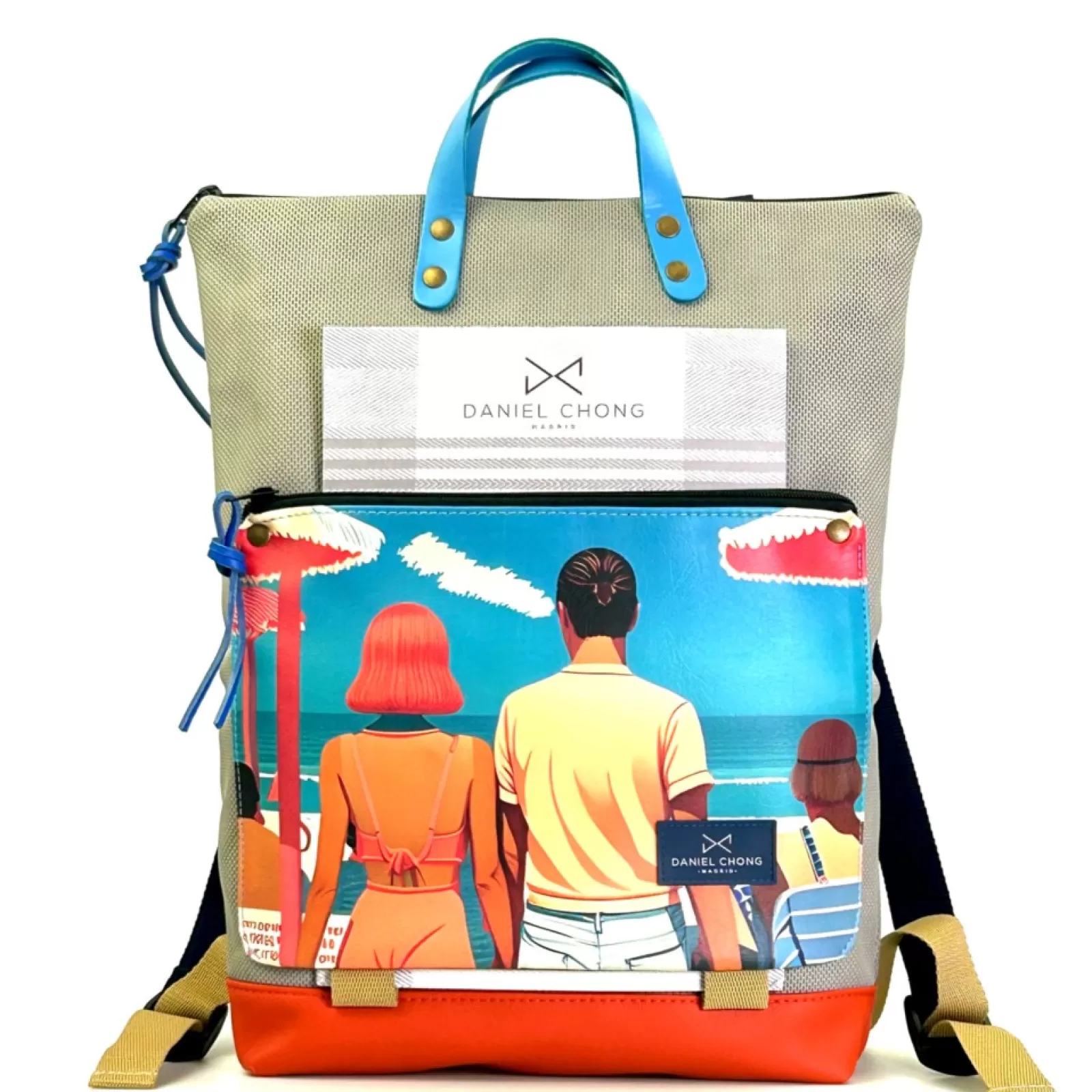 Daniel Chong Mochila Book Holder Impermeable Ilustrada By Dz> Mochilas Book Holder